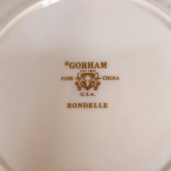 GORHAM RONDELLE Ivory Fine China 6.5" Bread & Butter Plate - Picture 3 of 3